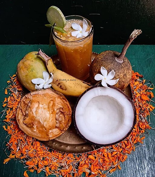 Pana Sankranti (Maha Vishuba Sankranti) offerings with Bela Pana juice