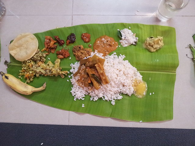 Vishu Sadhya served in 2013.