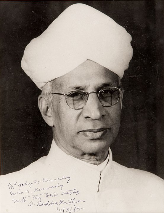 Sarvepalli Radhakrishnan, Former President of the Republic of India official portrait